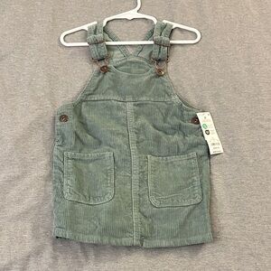 OshKosh B'gosh Green Corduroy toddler Dress